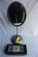 Shaving mirror and Barometer