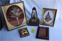 Vintage floral art decor