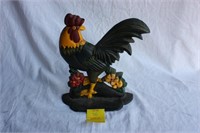 Cast rooster door stop