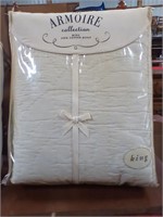 King 100% cotton quilt Armoire