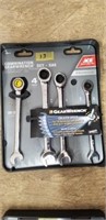 ACE 4-pc Combination GearWrench SAE Set