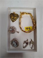 Lot Sterling Pendants and Braclet