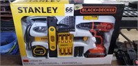 Stanley/Black & Decker 66-Pc Tool Kit w/ 20V Drill