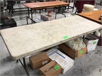 6' Folding Plastic Table