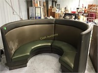 Low Back Half Round Booth Seat