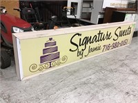 12‘ x 30“ Wall Sign Missing one in caps