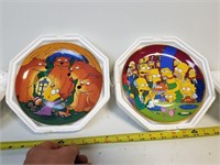 The Simpson's Limited Ed Plates