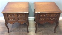 (2) COLUMBIA FURNITURE END TABLES,  LOUISEVILLE,