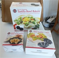 (3) SIZES TORTILLA BOWL BAKERS