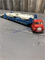 Corgi Major Toys car transporter, 12.5" long