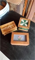 Homemade wood boxes