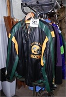 Green Bay leather Super Bowl XXXI jacket sz XXL