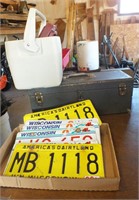 METAL TOOL BOXES, LICENSE PLATES & MORE