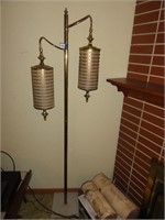 2 Twin Bulb Floor Lamps (66")