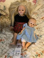 2 older dolls