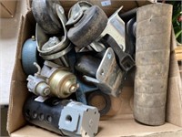Assorted casters and air dryer
