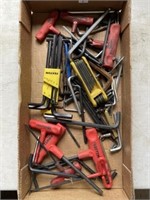 Assorted Allen wrenches