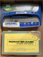 Dremel accessories, McMaster-Carr snap rings,