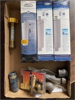 Whirlpool refrigerator filters and plumbing parts