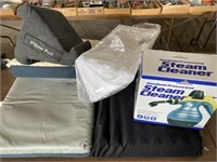 Handheld steam cleaner, seat cushions