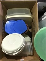 Plastic storage containers, cookware