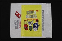1966 Donruss Marvel Superheroes gum card wrapper.