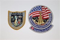 NASA Group of (2) Vintage Mission Patches