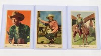 (3) 1950’s European “Roy Rogers” color postcards