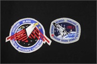 NASA Group of (2) Vintage Mission Patches