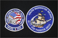 NASA Group of (2) Vintage Mission Patches