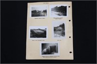 WWII album page with (5) Okinawa photos