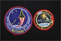 NASA Group of (2) Vintage Mission Patches