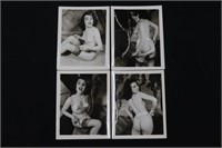 1950's Nude Pin-Up Photo Lot of (4)