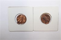 (2) Lincoln cent error coins