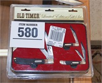 Old Timer 3 knife set - new in box