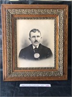 Vintage photo and frame