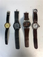 Lot of four Mens wristwatches
