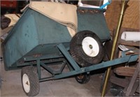 2 wheel dump lawn cart