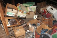 Contents of 2nd floor of garage-auto parts, chairs