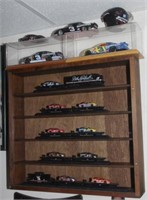 Dale Earnhart collectibles: 9 mini cars on HO cars