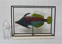Pier One Metal Art Fish ~ Home Decor