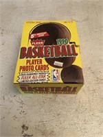 1990 Fleer Basketball Wax Box