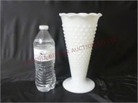 Anchor Hocking Hobnail Milk Glass 9" Vase
