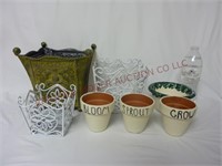 Planters & Baskets ~ Bloom Sprout Grow