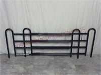 Pair of Metal Adjustable Length Bed Side Rails