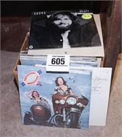 Box of assorted LPs