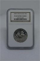 2008 s Bald Eagle Half Dollar PF69 UC