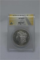 1878 s Morgan Dollar MS62 PL