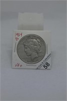 1934 Peace Dollar VF+