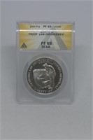 1997 p Law Enforcement Silver Dollar PF69